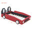 Lit plateforme simple avec roulettes-809512744
