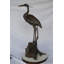 Copper and Metal Great Heron Perched Fountain