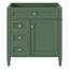 Meuble-lavabo de salle de bain de 30 po sans lavabo supérieur, armoire de rangement moderne avec 2 tiroirs et un tiroir rabattable (BASSIN INCLUS)-2023223379-2023223376