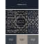 Tapis en treillis gris classique lavable à la machine Ottoline-467275029