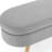Kiia Linen Upholstered Storage Bench