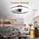 Ceiling Fans With Lights Remote Control, 6 Speeds And Dimmable Modern Smart Ceiling Fan Light