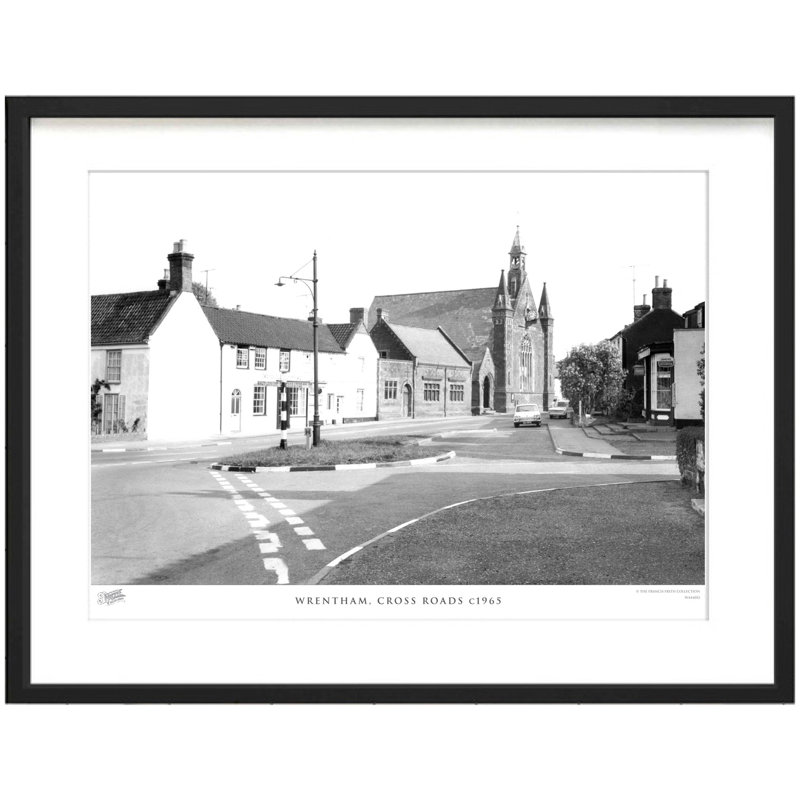 Wrentham, Cross Roads C1965 by Francis Frith - Single Picture Frame Print, 40cm H x 50cm W x 2.3cm D