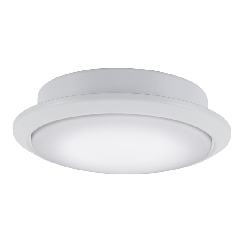 Wrap Custom Ceiling Fan Color Temperature (CCT) Select LED Light Kit - Matte White, Matte White