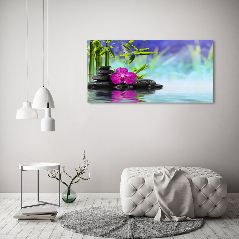 Orchid Bamboo - No Frame Print on Canvas