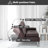 Drewry Twin 66'' Faux Leather Convertible Sofa-94342121