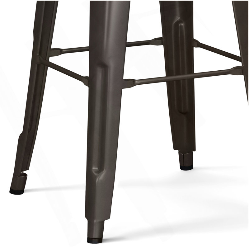 Rayne - tabouret de bar 30 po (ensemble de 2) - gris métal