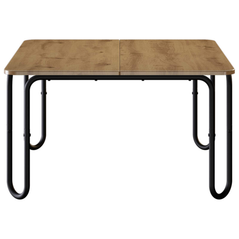 Coffee Table Engineered Wood Living Room Contemporary Modern Furniture, 45cm H x 59cm W x 59cm D, Artisan Oak