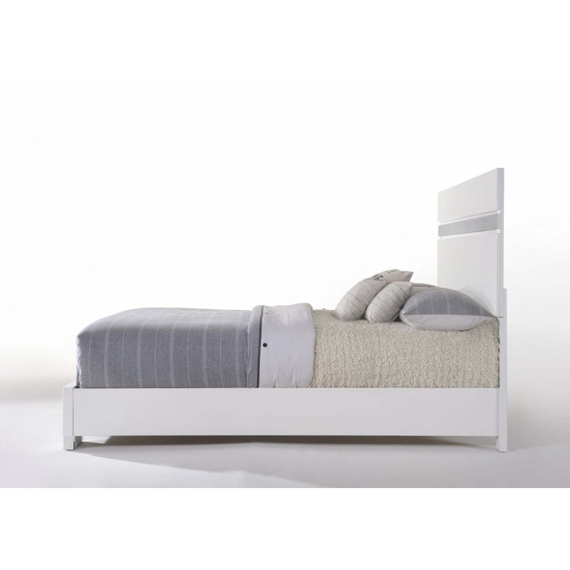 White High Gloss Bed