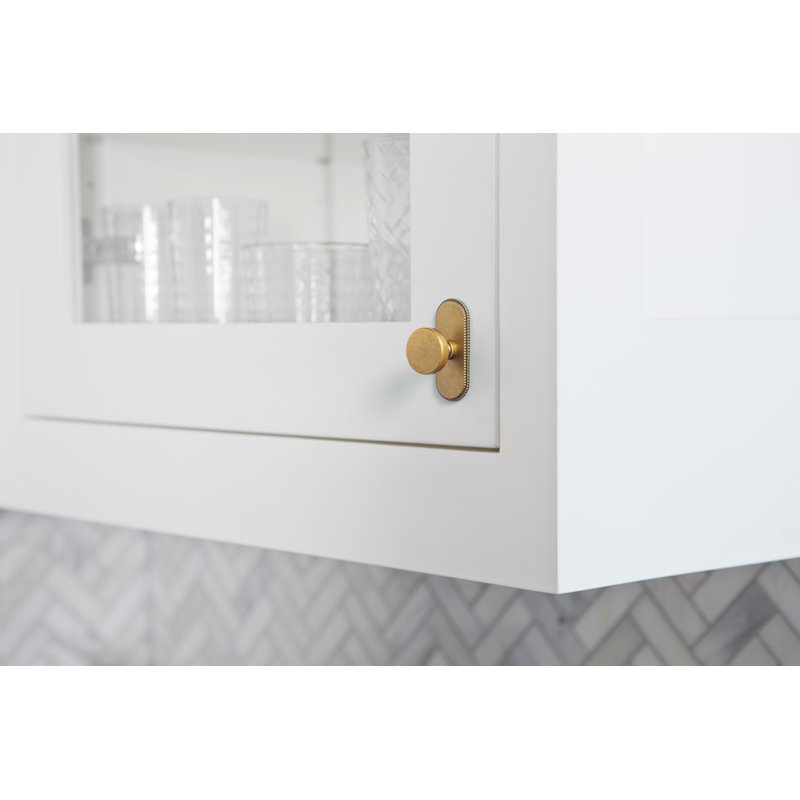 1.2" Diameter Mushroom Knob With Backplate