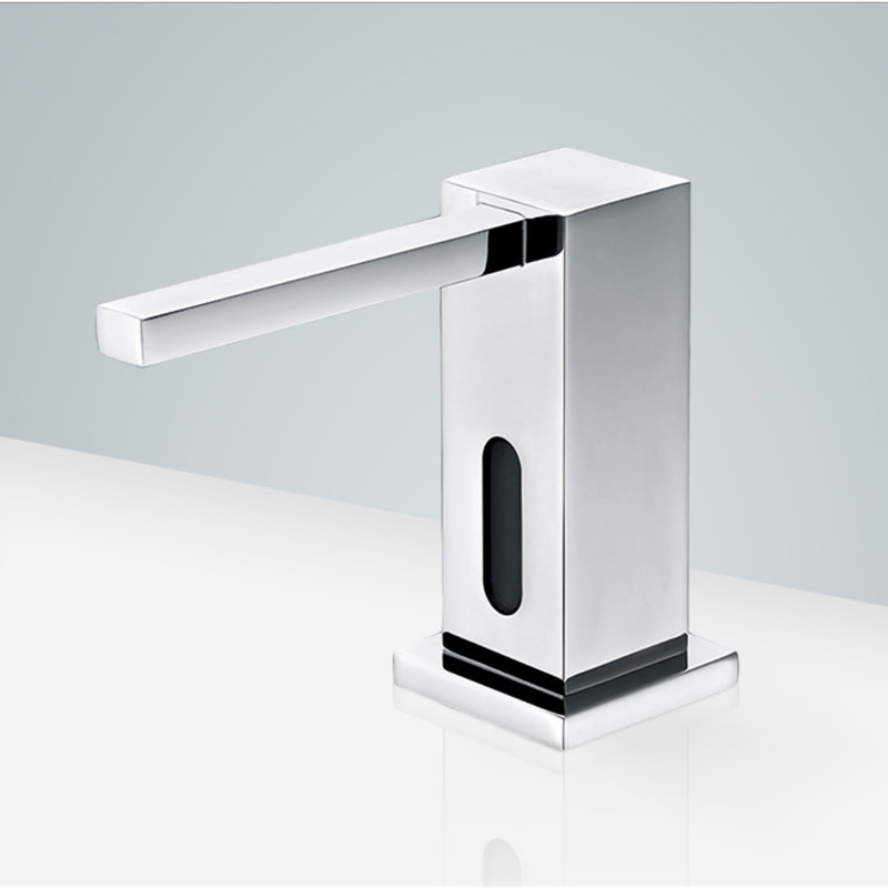 Marseille Chrome Motion Sensor Faucet with Soap Dispenser Automatic Touchless System