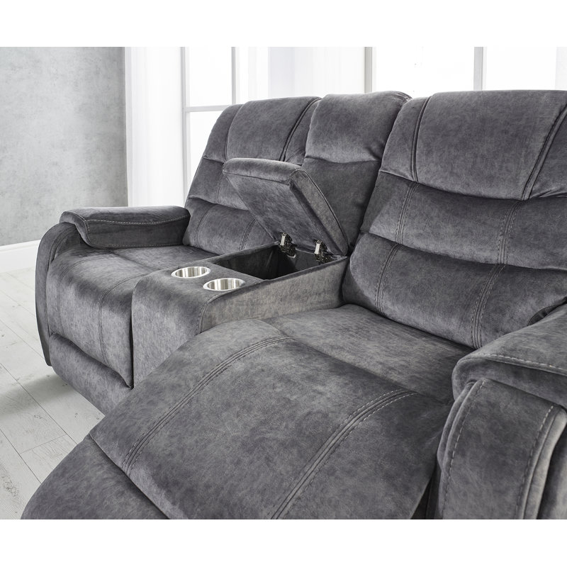Axania Upholstered Reclining Sofa, 2