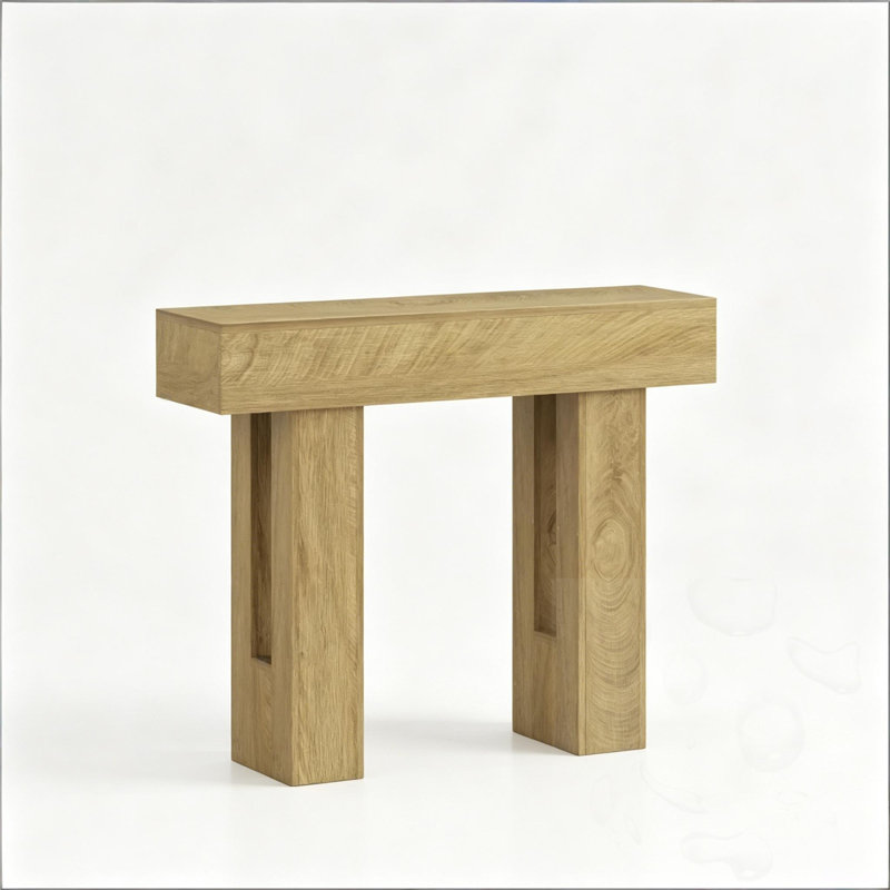 Wooden Rectangle End Table