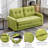 Modern Upholstered Loveseat Sofa Bed with Pull-Out Design-576853908