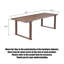 Bureau simple rectangulaire en orme massif-2048966521