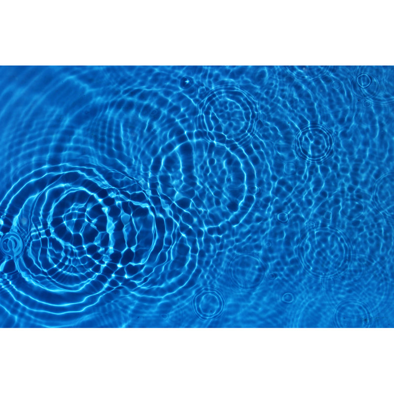 Eau - photographie sur toile tendue, H 12 po x l 18 po