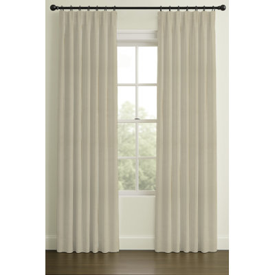 Wakefield Ticking Stripe Curtain in Sand