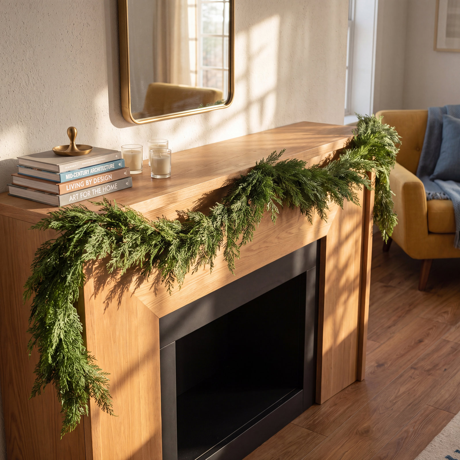 76'' in. Faux Garland