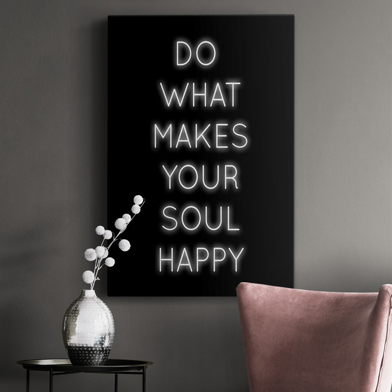 Toile tendue Soul Happy, H 60 po x l 40 po x P 1 po