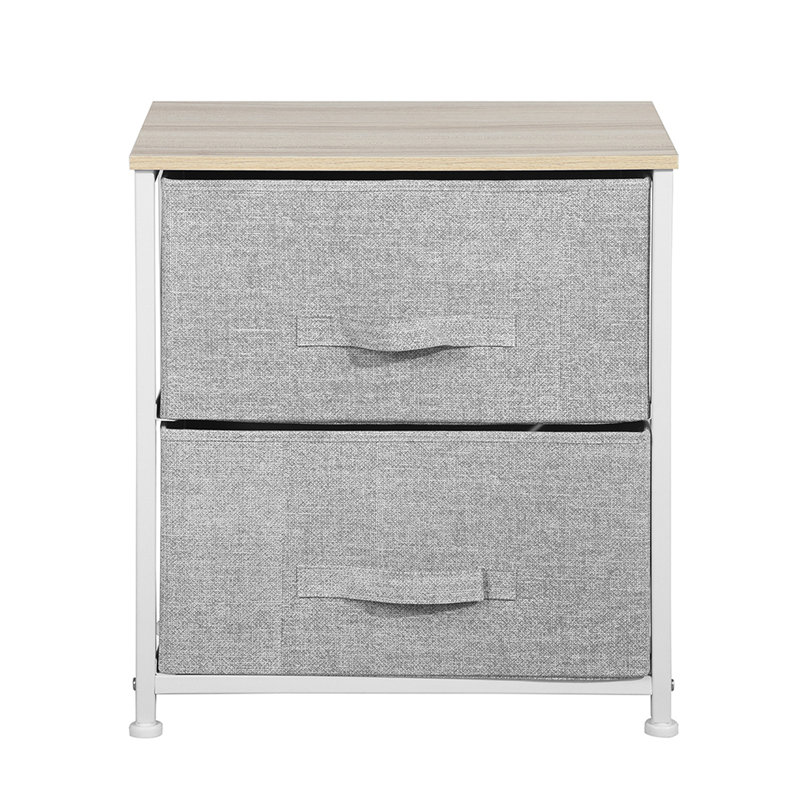 Bannerman 45cm W Metal Bedside Table