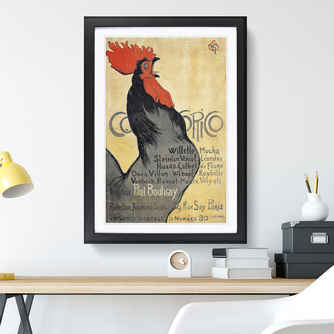 Cocorico by Theophile Steinlen - Picture Frame Painting