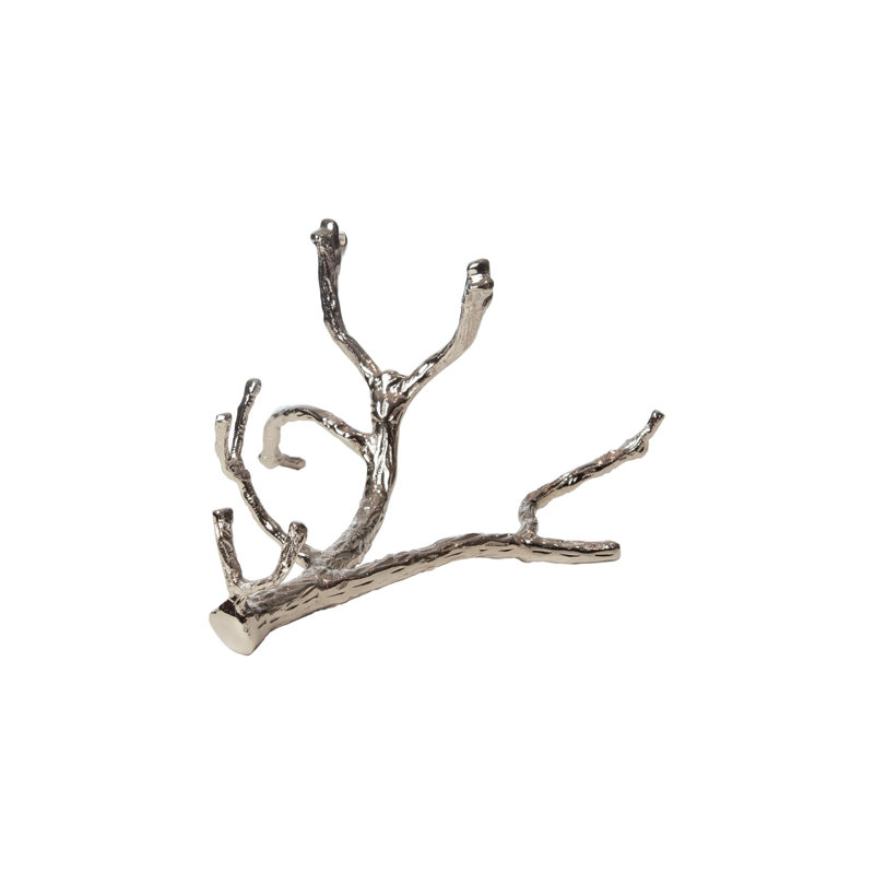 Twig Wine Bottle Holder, Nickel