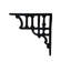 Stonesfield Mango Solid Wood Bracket Shelf