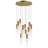 12 - Light Gold LED Cluster Pendant