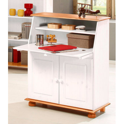 Piechota Metal Base Secretary Desk