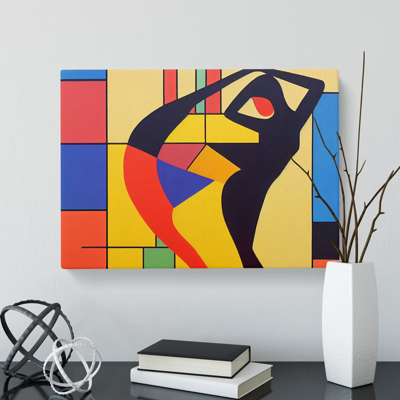 Abstract Woman Dancer Vol.3 - Wrapped Canvas