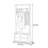 Solid Wood Coat Rack with & Storage