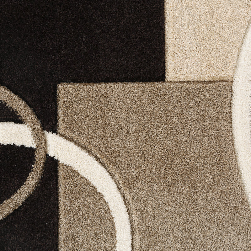Ruby Geometric Synthetic Area Rug, Rectangle 160cm x 220cm
