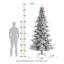 Sapin de Noël mince givré pré-éclairé-1861404138