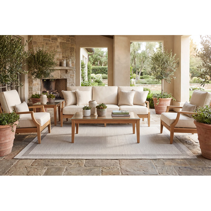 Schwartz Indoor / Outdoor Rug, Rectangle 5'3" x 7'7"