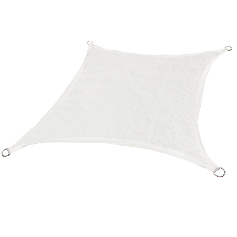 Drumnasole 3.6m x 3.6m Square Shade Sail, White