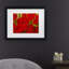 «Red Flowers», reproduction sur toile-34405581-34405580
