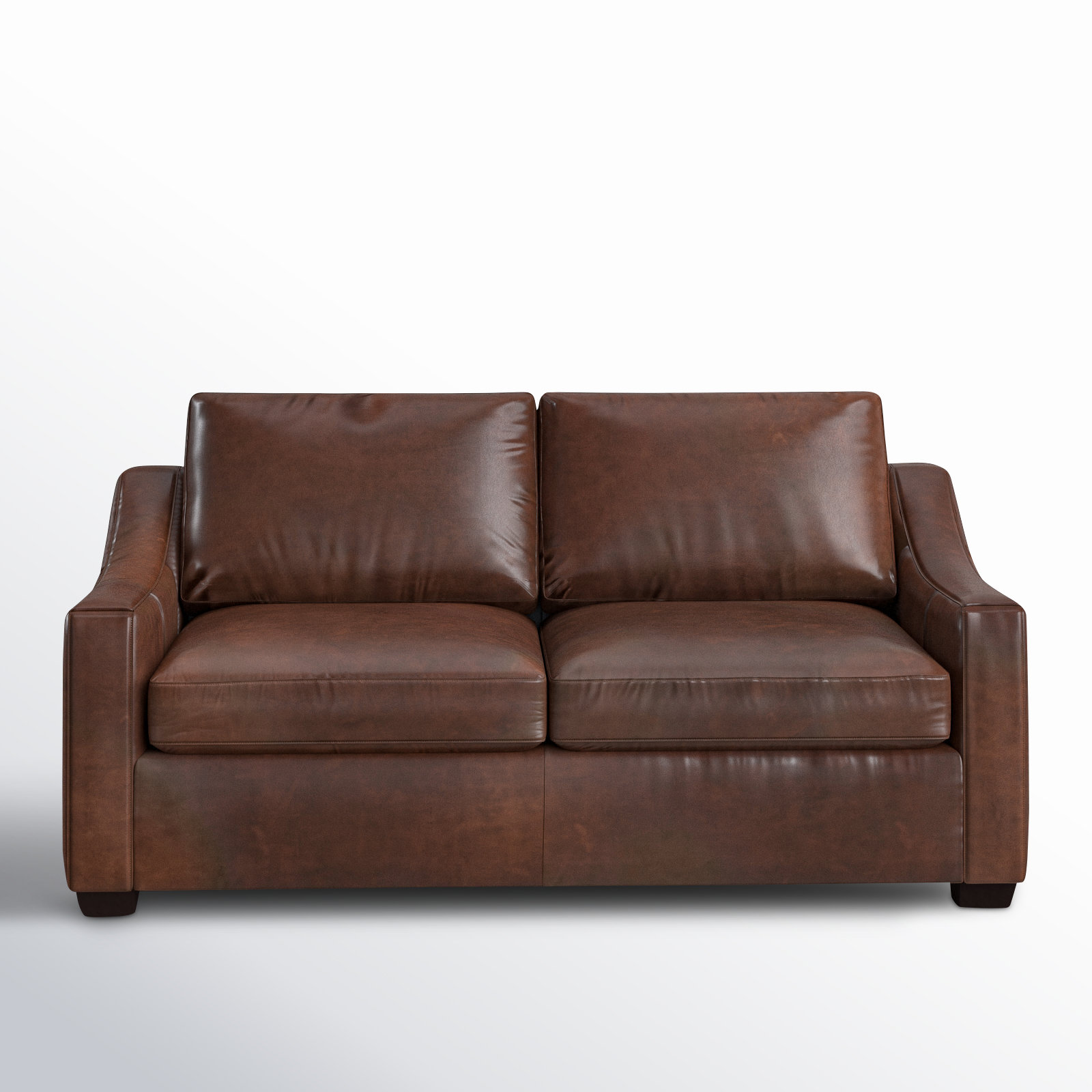 Cranbrook 78'' Upholstered Sofa, Bistro Rustic Genuine Leather