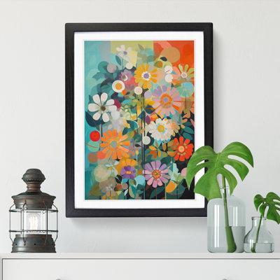 FRM-V0523-839X Flower Contemporary Vol.4 - Single Picture Frame Print