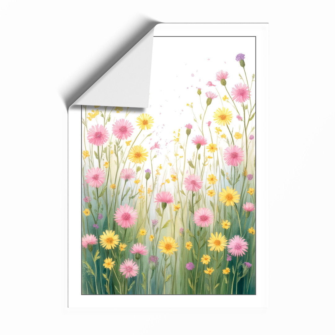 Wildflower Meadow Botanical Framed Art Print