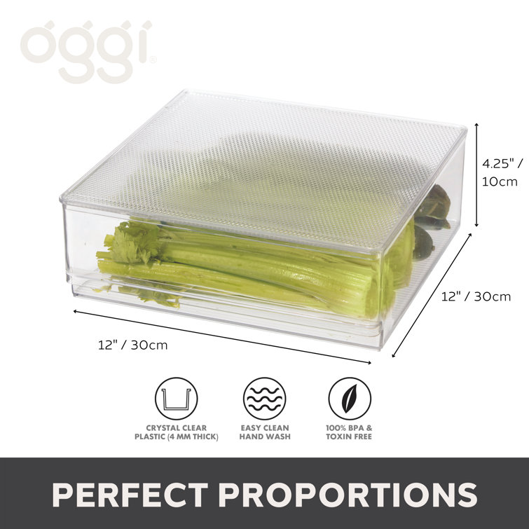 Oggi Neat Oggi Pantry & Refrigerator Organizer Bins 8- (set Of 6