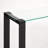 Mihrtad 47'' Glass Top Console Table-1194016406-1188955709