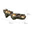 Riverstone Cascade Water Fountain Outdoor With LED Light,  Adjustable Flow & Electric Pump