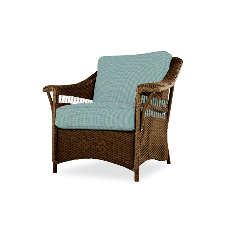 Nantucket Outdoor Lounge Chair, Fife Aruba, White