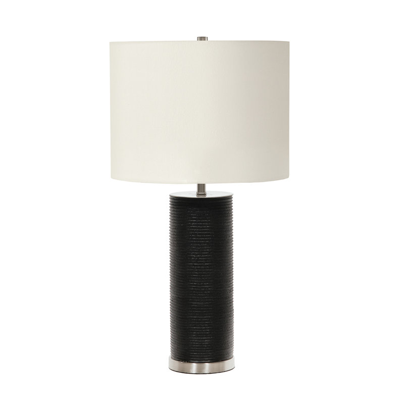 Athiste Porcelain Table Lamp, Black