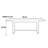 Retro Black Modern Dining Table-383214858