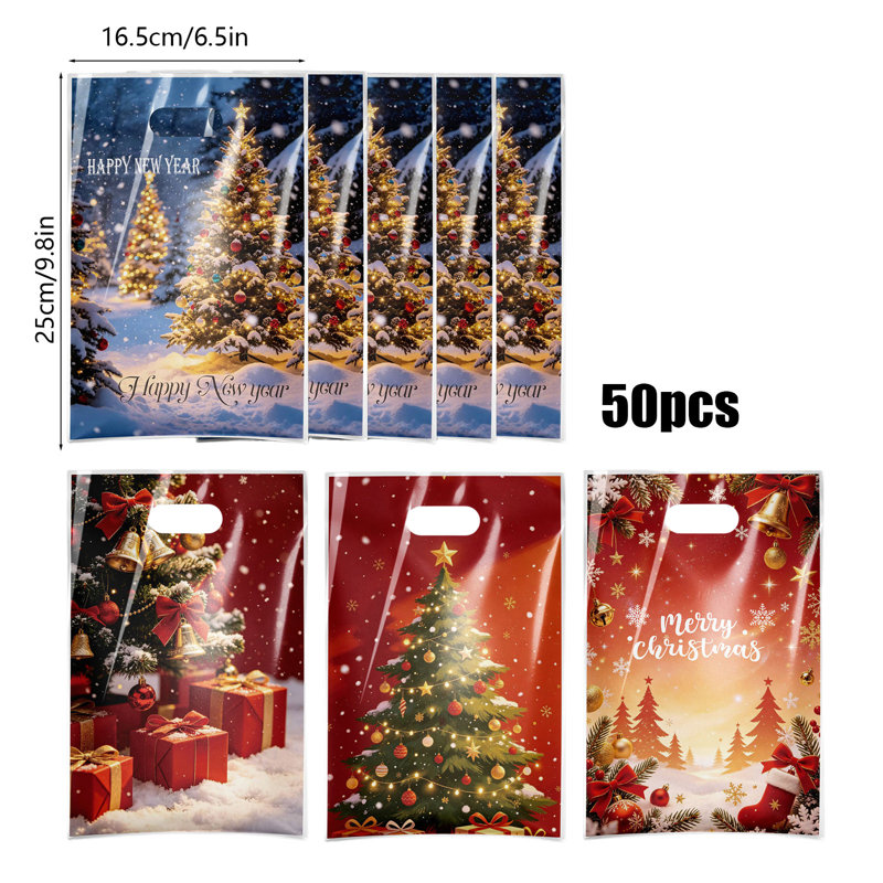 Décorations de Noël, sac fourre-tout cadeau de Noël, sac d'emballage cadeau pour la veille de Noël