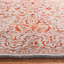 Tapis gris / rouille en viscose / laine touffeté à la main Zeringue-20503089