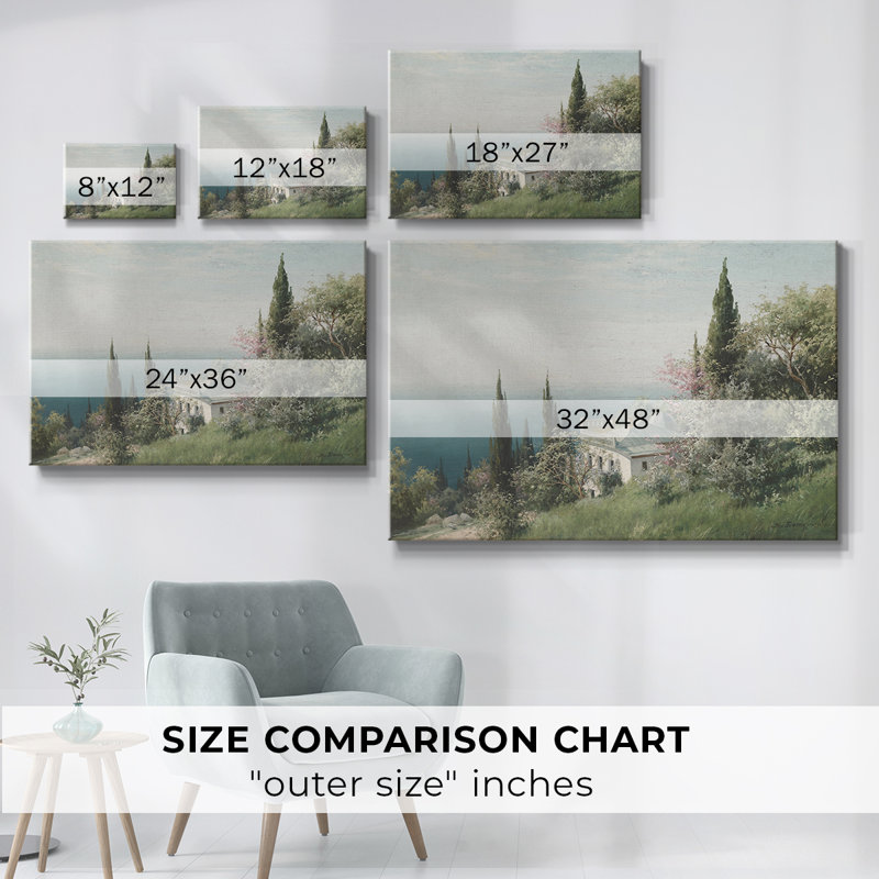 Paysage rétro - DCCXCIV sur toile, H 19 po x l 28 po