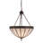 Meyda Tiffany & Stained Glass 3 - Light Craftsman Brown Unique/Statement Pendant