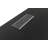 Abby Modern Wood L-Desk and Return - Black
